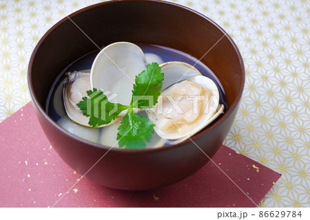 はまぐりのお吸い物 86629784