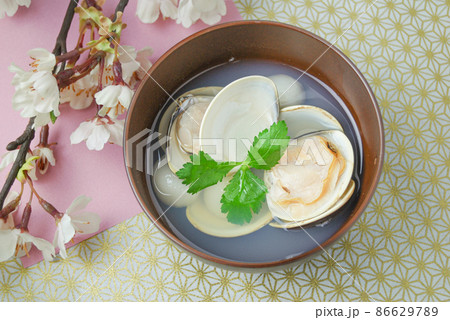 はまぐりのお吸い物 はまぐりのお吸い物 86629789
