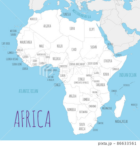 Clear Africa Map Africa Africa Map Transparent Background