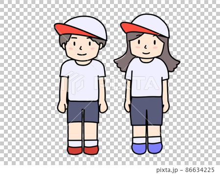 Men and women in gym clothes Men and women in gym clothes 86634225