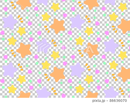 Retro pop star pattern background white Retro pop star pattern background white 86636070