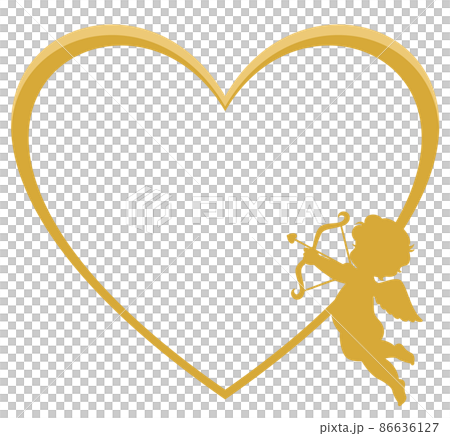 射心之箭的天使之心框架（簡單的心） 86636127