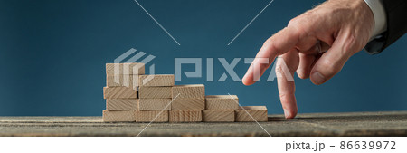 Conceptual image of business determination and ambition Conceptual image of business determination and ambition 86639972