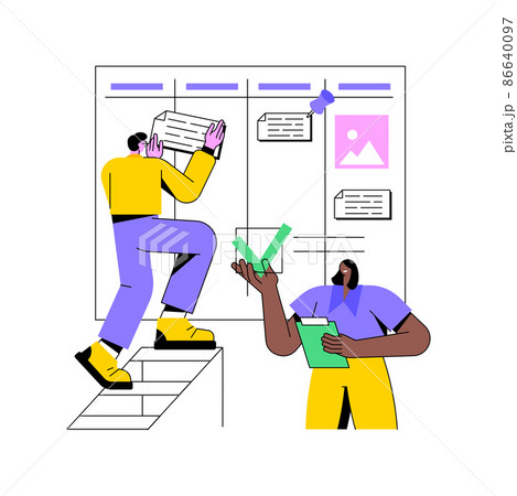 Task management abstract concept vector...のイラスト素材 [86640097] - PIXTA