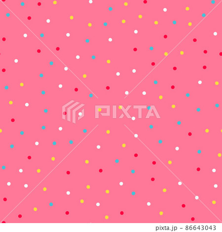 Seamless patterns of donut glaze with many decorative sprinkles. Seamless patterns of donut glaze with many decorative sprinkles. 86643043