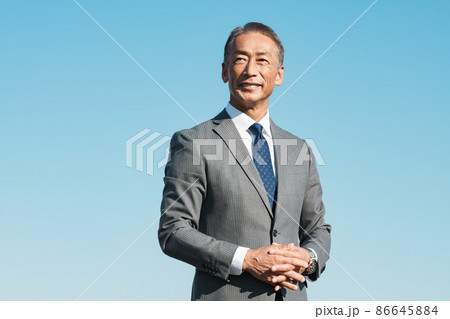 ミドルのビジネスパーソンポートレート 86645884
