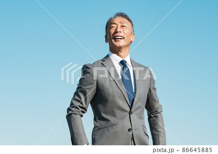 ミドルのビジネスパーソンポートレート 86645885