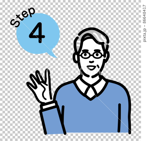 Step 4 戴眼鏡的中年男子講解流程 86648417