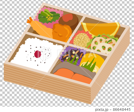 Holiday lunch box illustration 86648445
