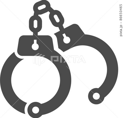 手錠アイコン イラスト 86650465