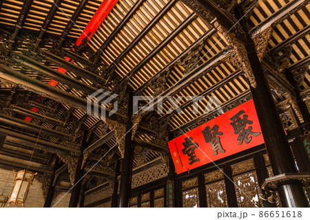 中国　広州市の陳氏書院 86651618