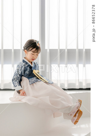 韓服 女の子 子供 86652378
