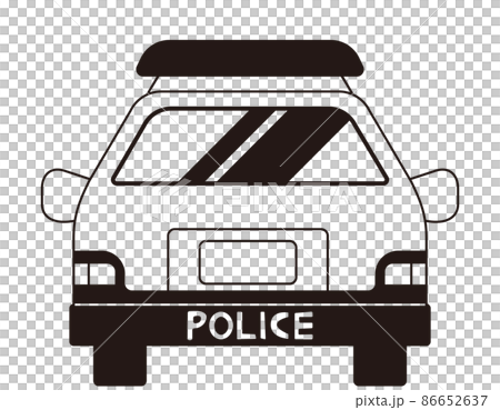 警車警察矢量圖 86652637