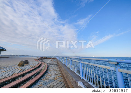 千葉県袖ヶ浦市の海岸 86652917