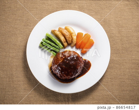 ハンバーグ ステーキ 86654817