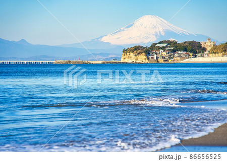 七里ガ浜海岸の富士山 七里ガ浜海岸の富士山 86656525