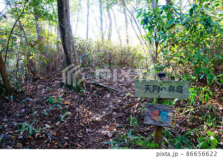 吾国愛宕ハイキングコース　天狗の奥庭入口 86656622