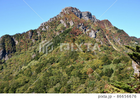 秋の石鎚山 秋の石鎚山 86656676