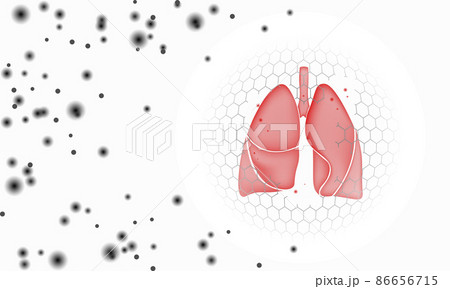 Lungs 3D hay rhinitis pollen reaction. Seasonal spring pollinosis sick atopic treatment concept. Drugstore allergy poster template online vector 86656715