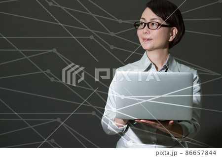 ビジネス ネットワークイメージ ビジネス ネットワークイメージ 86657844