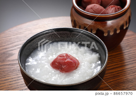 梅干しとお粥 梅干しとお粥 86657970