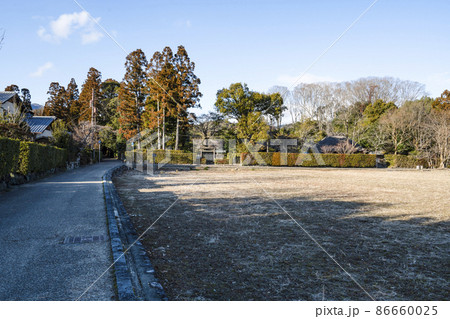 午後の嵐山、落柿舎を望む(冬) 午後の嵐山、落柿舎を望む(冬) 86660025