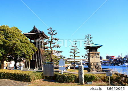 名古屋市、宮の渡し公園の風景 名古屋市、宮の渡し公園の風景 86660066