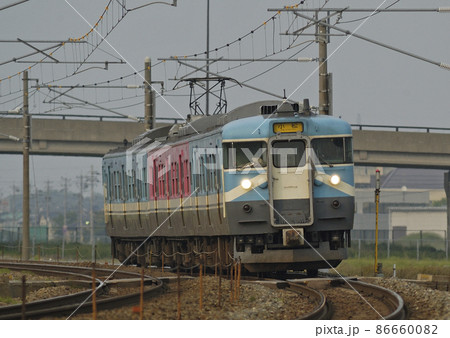 北陸本線　加賀笠間－美川　JR西日本　415系800番台　C08編成（金沢） 86660082