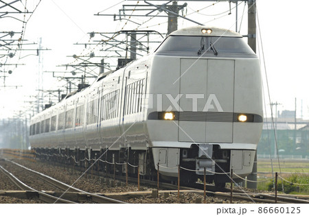 北陸本線　美川－加賀笠間　JR西日本　683系　T32＋T35＋T24編成（金沢）　サンダーバード 86660125