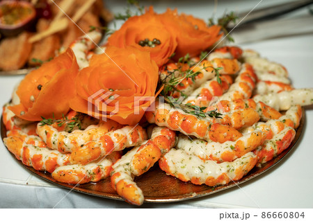 Plenty of cooked Shimps or Scarlet shrimps using for background. Plenty of cooked Shimps or Scarlet shrimps using for background. 86660804