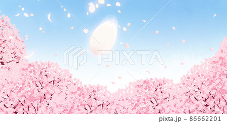 桜（背景素材） 86662201