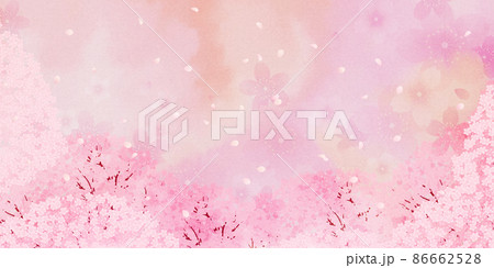 桜　背景素材 86662528