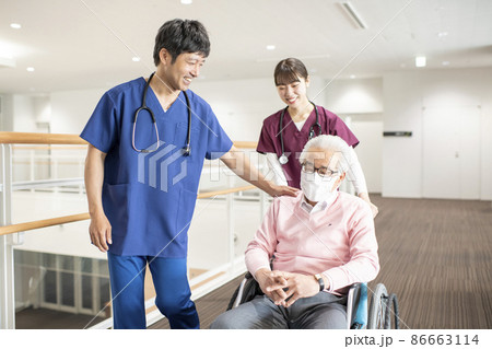 医療従事者と患者 医療従事者と患者 86663114