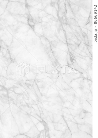 White marble texture background pattern top view. Tiles natural stone floor with high resolution. Luxury abstract patterns. Marbling design for banner, wallpaper, packaging design template. 86669142