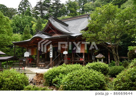 庭園から見た亀岡文殊 庭園から見た亀岡文殊 86669644