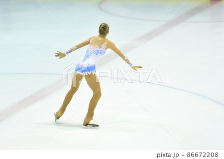 Girl figure skater Girl figure skater 86672208