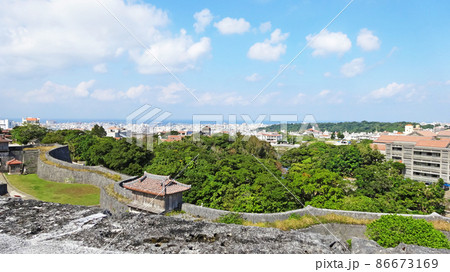 首里城から見る市街地の眺め 86673169