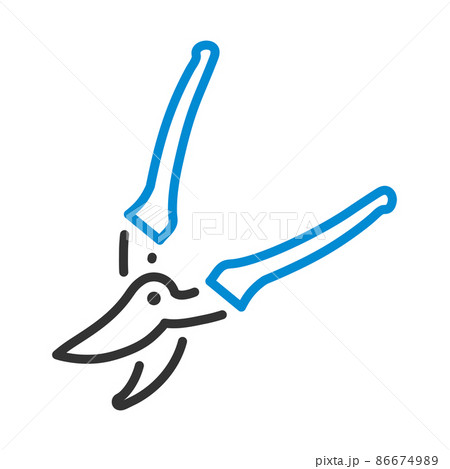 Garden Scissors Icon 86674989