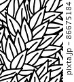 Seamless leaf decorative pattern. 86675184
