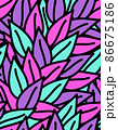 Seamless leaf decorative pattern. 86675186