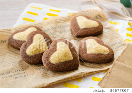 ハートのクッキー 86677307