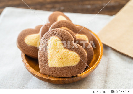ハートのクッキー ハートのクッキー 86677313