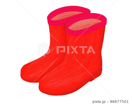 赤い長靴 86677501