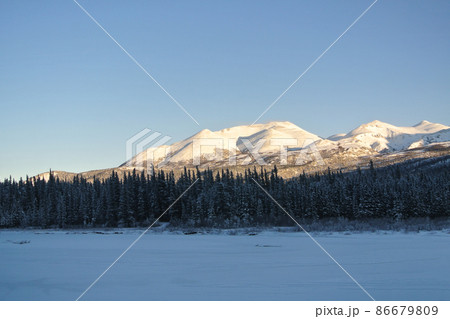 アラスカの風景(アラスカ鉄道 車窓からの眺め) 86679809