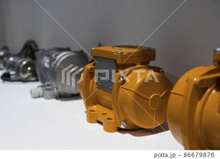 orange electrical industrial motor a orange electrical industrial motor a 86679876