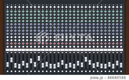 ミキシングコンソール　音楽のイメージ 86680588
