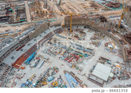 stadium under construction, Kai Tak Sports Park 5 Feb 2022 86681358