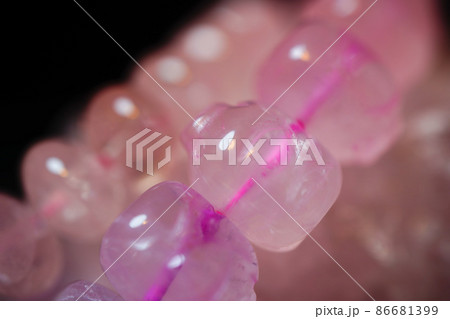 ローズクォーツ ブレスレット パワーストーン ローズクォーツ ブレスレット パワーストーン 86681399