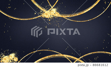 背景 テクスチャ 高級感 金色 金屏風 金紙 86681612