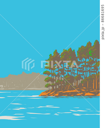 Lake Catherine State Park on South Shore of Lake Catherine Southeast of Hot Springs Arkansas WPA Poster Art Lake Catherine State Park on South Shore of Lake Catherine Southeast of Hot Springs Arkansas WPA Poster Art 86681695